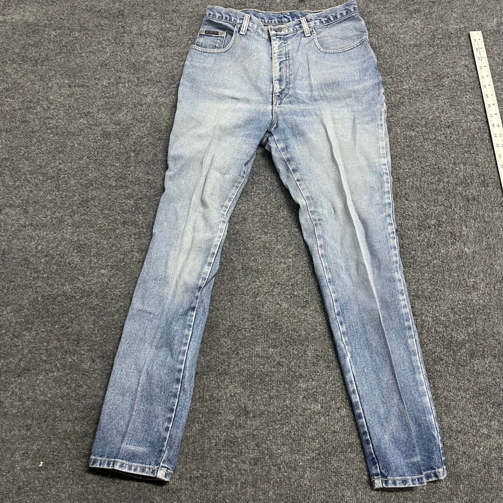 New York Jeans Jeans Womens Size 12 Light Wash Cotton Classic High Rise Straight